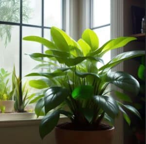 Indoor plants watering, light and moisture chart